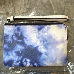 Coach Limited Edition Tie Dye Corner Zip Wristlet